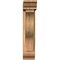 Ekena Millwork Funston Traditional Smooth Bracket w/ Offset Brace, Western Red Cedar, 5 1/2"W x 18"D x 26"H BKT0604X18X26FST01SWR - alternate 3